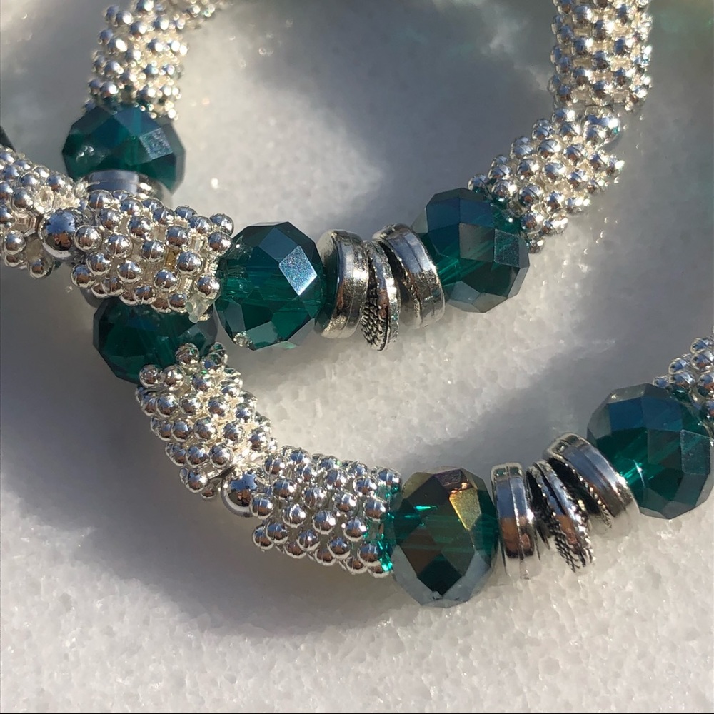 Beautiful Stretchy Statement Piece Bracelets With… - image 3